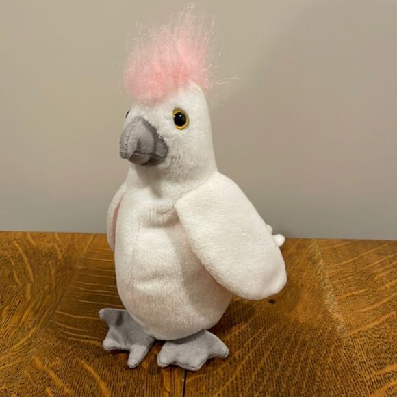 Kuku the Cockatoo (RETIRED) 1998 Ty Beanie Baby Good Condition 7.5” tall - Picture 1 of 6